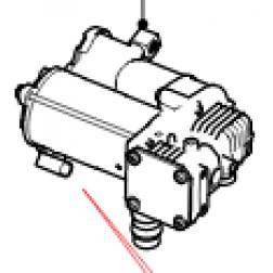LR095838 | Compressore a sospensione pneumatica (solo il compressore)